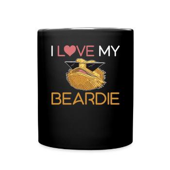 Lizard Lover Lizard Gift Lizard Owner - Full Colour Mug - black - Front