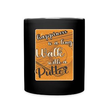 Golf Geschenk Witz Golfspieler Golfer - Tasse einfarbig - Schwarz - Vorne