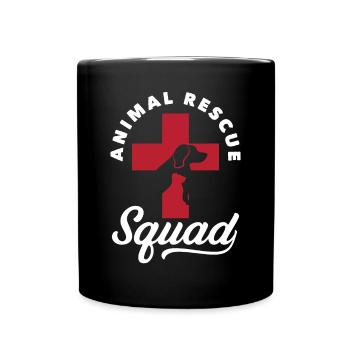 Animal Rescue Squad - Full Colour Mug - black - Front