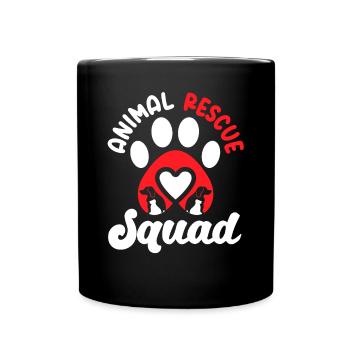 Animal Rescue Squad - Full Colour Mug - black - Front