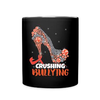 Anti-Bullying Quote | Unity Day | Bully Awareness - Full Colour Mug - black - Front