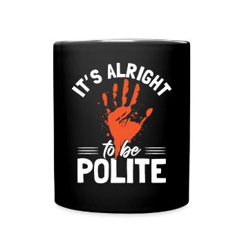 Anti-Bullying Awareness Month - Full Colour Mug - black - Front