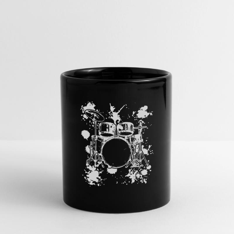 Drummer Drum Player - Drum Instruments Drum Set Tasse einfarbig