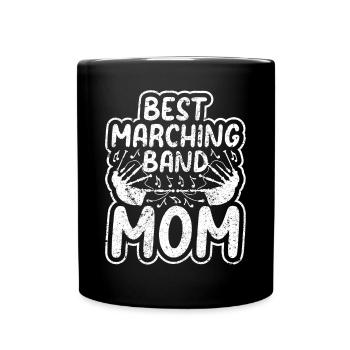 Best Marching Band Mom Bagpiper Player Mom Bagpipe - Full Colour Mug - black - Front