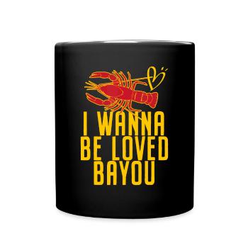 Écrevisse Je veux être aimé Bayou Écrevisse Écrevisse - Mug uni - noir - Devant