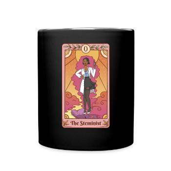 Steminist Tarot Women In Stem Art - Full Colour Mug - black - Front