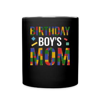 Mère du garçon d’anniversaire Bauklötze - Mug uni - noir - Devant