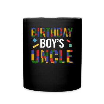 Oncle du garçon d’anniversaire Bauklötze - Mug uni - noir - Devant