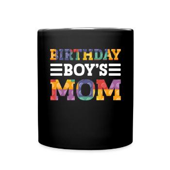 Mère du garçon d’anniversaire Bauklötze - Mug uni - noir - Devant