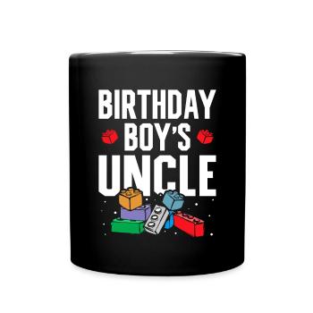 Oncle du garçon d’anniversaire Bauklötze - Mug uni - noir - Devant