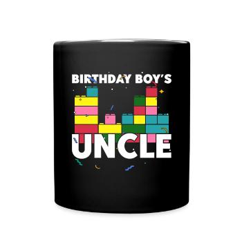 Uncle of the birthday boy Bauklötze - Full Colour Mug - black - Front