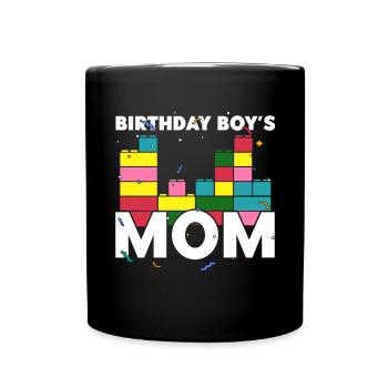 Mère du garçon d’anniversaire Bauklötze - Mug uni - noir - Devant
