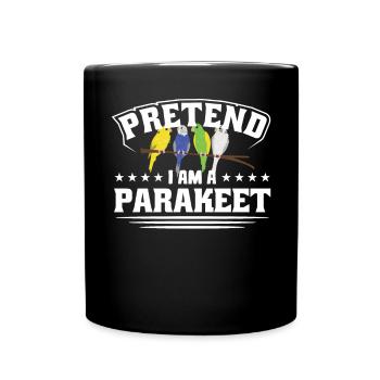 Parakeet Whisperer - Full Colour Mug - black - Front