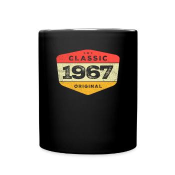 Classic 1967 56 Birthday Vintage - Full Colour Mug - black - Front