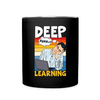 Deep Learning AI Intelligence artificielle Robotique - Mug uni - noir - Devant