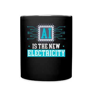 L’IA est la nouvelle intelligence artificielle électrique - Mug uni - noir - Devant