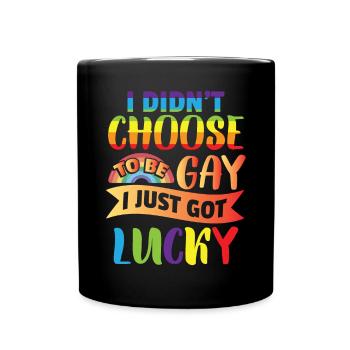 Je n’ai pas choisi d’être gay | LGBT | Mois de la fierté - Mug uni - noir - Devant