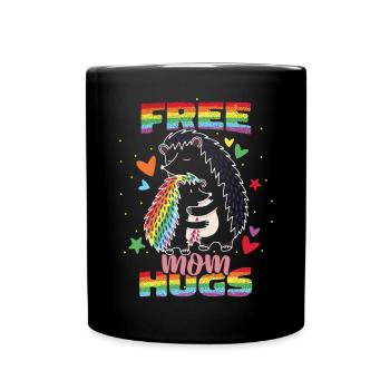 Câlins gratuits pour maman - Mug uni - noir - Devant