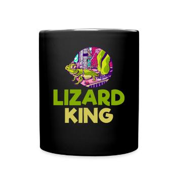 Eidechsenliebhaber Eidechse Geschenk Eidechse Besitzer - Tasse einfarbig - Schwarz - Vorne