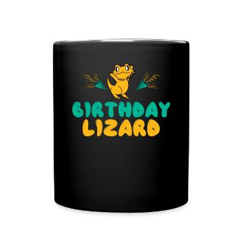 Eidechsenliebhaber Eidechse Geschenk Eidechse Besitzer - Tasse einfarbig - Schwarz - Vorne