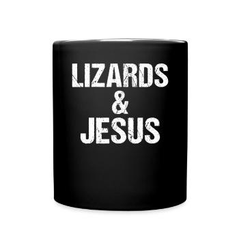 Lizard Lover Lizard Gift Lizard Owner - Full Colour Mug - black - Front