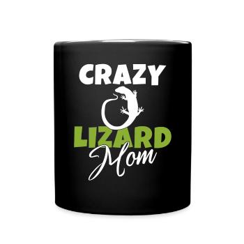 Eidechsenliebhaber Eidechse Geschenk Eidechse Besitzer - Tasse einfarbig - Schwarz - Vorne