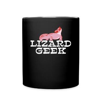 Eidechsenliebhaber Eidechse Geschenk Eidechse Besitzer - Tasse einfarbig - Schwarz - Vorne