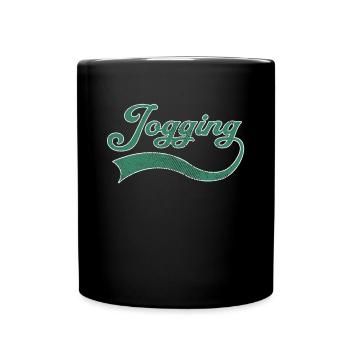 Lettrage de jogging - Mug uni - noir - Devant
