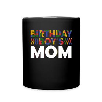Mère du garçon d’anniversaire Bauklötze - Mug uni - noir - Devant