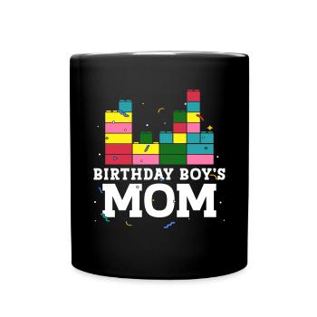 Mère du garçon d’anniversaire Bauklötze - Mug uni - noir - Devant