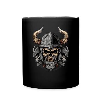 Valhalla Viking - Kanalisieren Sie Ihren inneren - Tasse einfarbig - Schwarz - Vorne