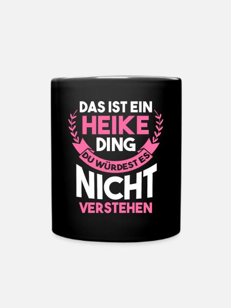 Heike - Tasse einfarbig - Schwarz