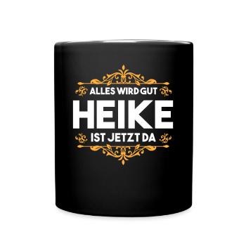 Heike - Tasse einfarbig - Schwarz - Vorne
