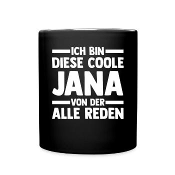 Jana - Tasse einfarbig - Schwarz - Vorne