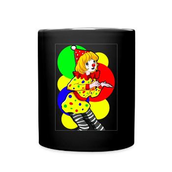 Clowncore Esthétique Anime Girl Party Clown - Mug uni - noir - Devant