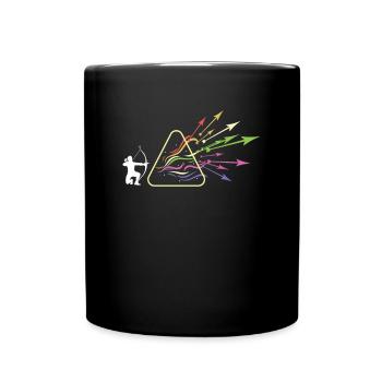 Archer Prism Rainbow Light Physics - Mug uni - noir - Devant