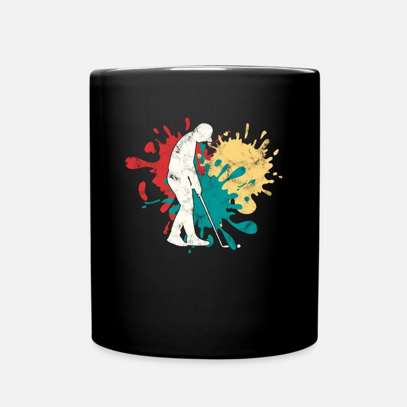Joggen Silhouette - Tasse einfarbig - Schwarz