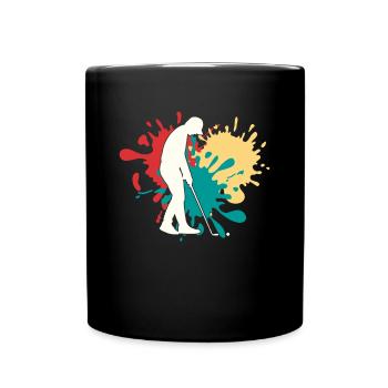 Jogging Silhouette - Mug uni - noir - Devant