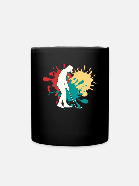Joggen Silhouette - Tasse einfarbig - Schwarz