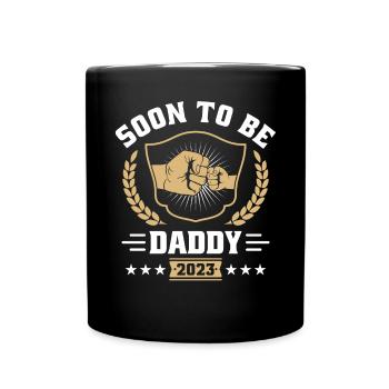 Bald Papa 2023 - Tasse einfarbig - Schwarz - Vorne