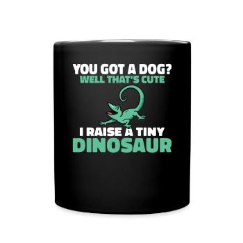 Eidechsenliebhaber Eidechse Geschenk Eidechse Besitzer - Tasse einfarbig - Schwarz - Vorne