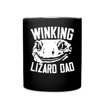 Reptilienleopard Gecko Liebhaber Eidechse Herpetologie - Tasse einfarbig - Schwarz - Vorne