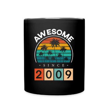 2009 Anniversaire Naissance Année de naissance millésime - Mug uni - noir - Devant