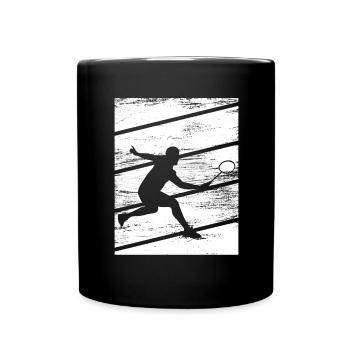 Badminton - Full Colour Mug - black - Front