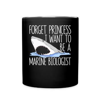 Funny Marine Biologist Marine Biology - Full Colour Mug - black - Front
