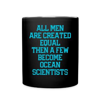 Funny Marine Biologist Marine Biology - Full Colour Mug - black - Front