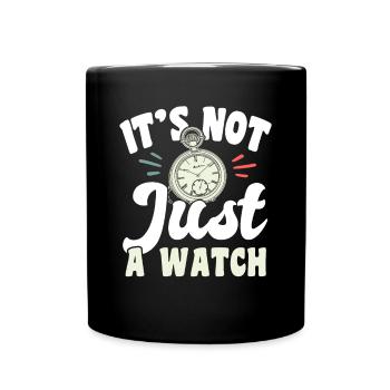 Ce n’est pas seulement une chemise de collection de montres - Mug uni - noir - Devant