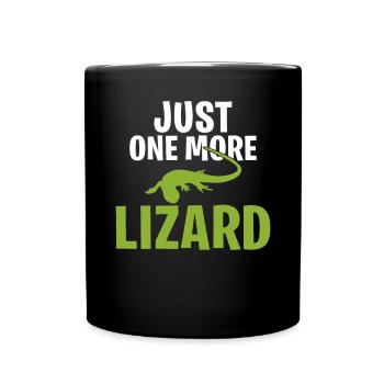 Eidechsenliebhaber Eidechse Geschenk Eidechse Besitzer - Tasse einfarbig - Schwarz - Vorne