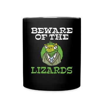 Eidechsenliebhaber Eidechse Geschenk Eidechse Besitzer - Tasse einfarbig - Schwarz - Vorne