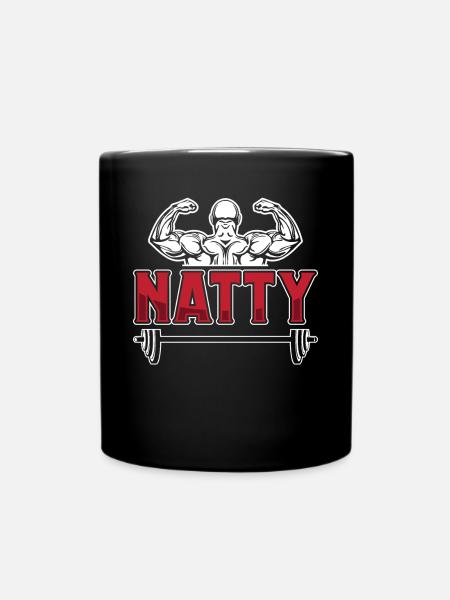 Strongman Natty Gym Fitness Bodybuilding - Tasse einfarbig - Schwarz